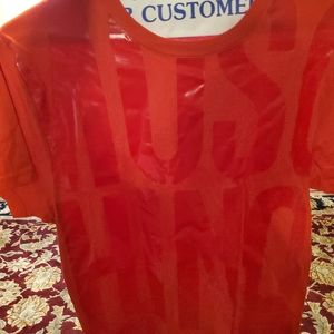 moschino swin red shirt